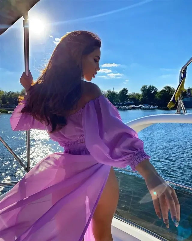 Swimsuit Cover Up 2 Pcs | Fashionsarah.com