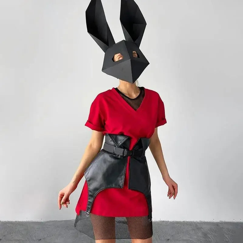 Leather Corset Skirt | Fashionsarah.com