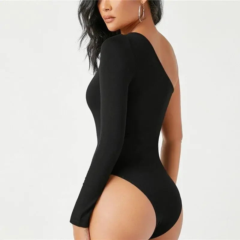 One Shoulder bodysuit | Fashionsarah.com
