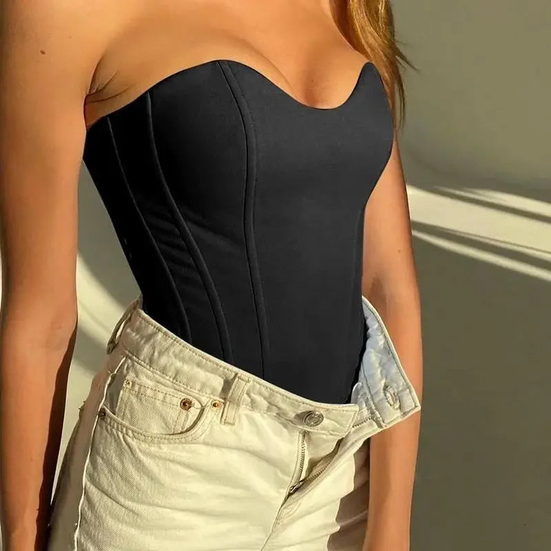 Women Strapless Corset Tops | Fashionsarah.com