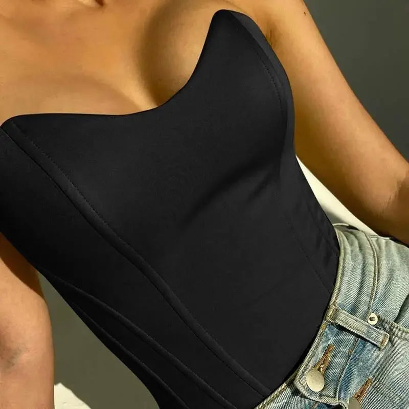 Women Strapless Corset Tops | Fashionsarah.com