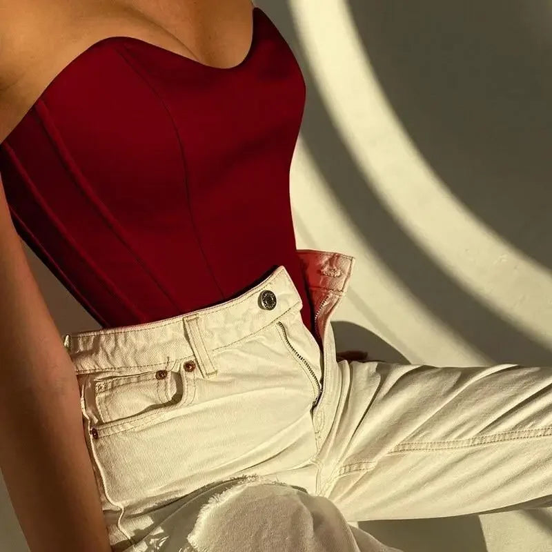 Women Strapless Corset Tops | Fashionsarah.com