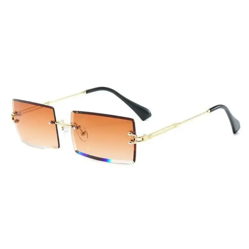 Rimless Rectangle Sunglasses | Fashionsarah.com
