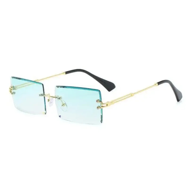 Rimless Rectangle Sunglasses | Fashionsarah.com