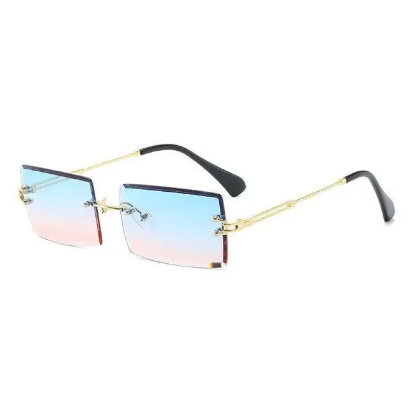 Rimless Rectangle Sunglasses | Fashionsarah.com