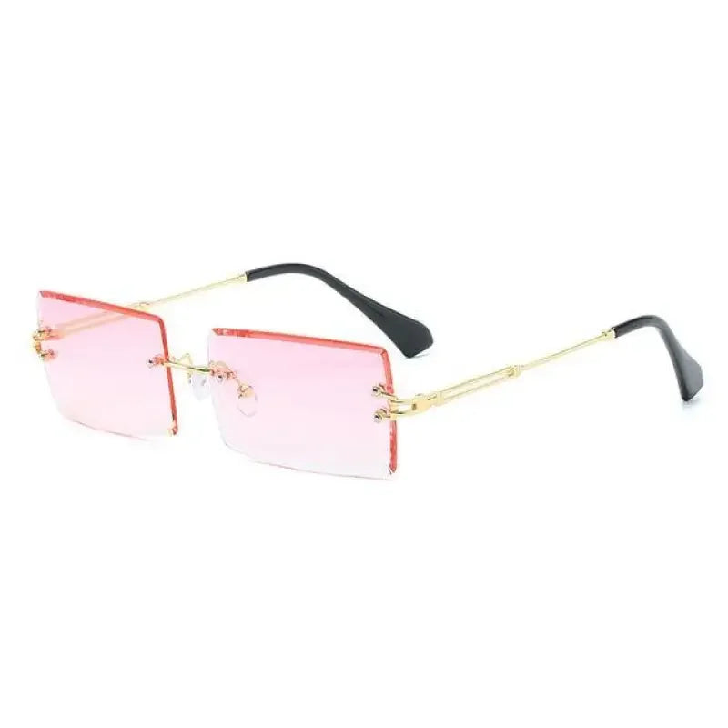 Rimless Rectangle Sunglasses | Fashionsarah.com