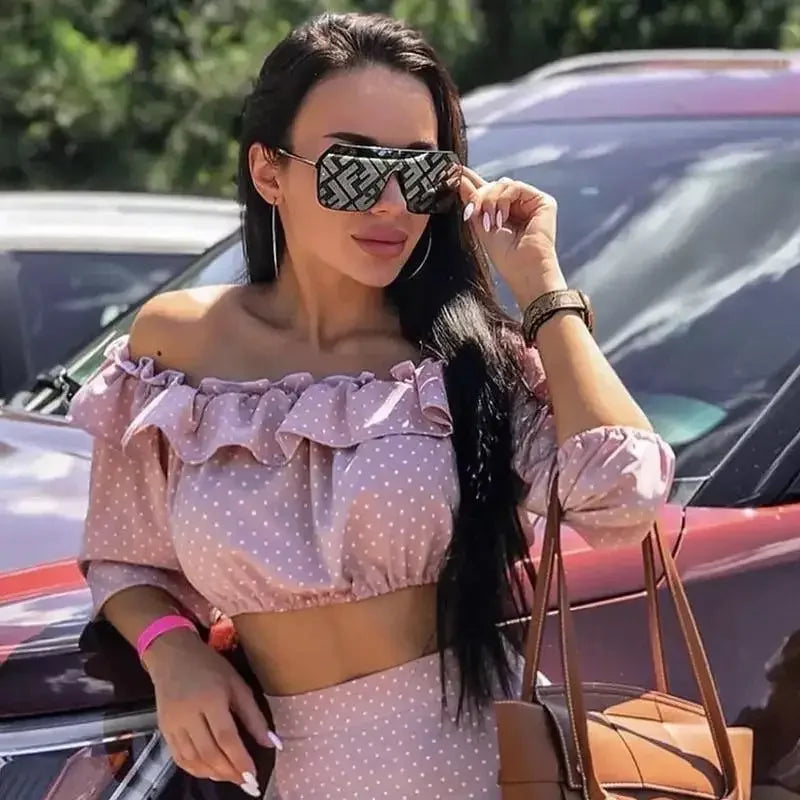 Oversized Mirror Sunglasses | Fashionsarah.com