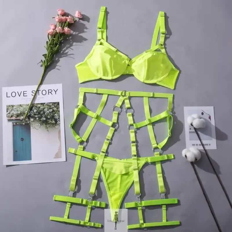 Fashionsarah.com Fashionsarah.com Sensual Lingiere Goth Women's Set