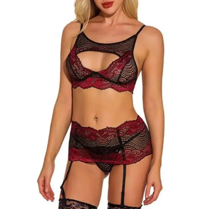 Waist Band with Lingerie Set | Fashionsarah.com