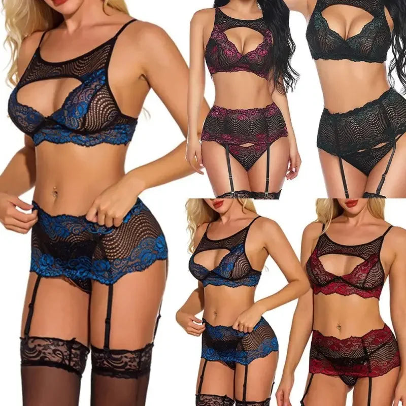Waist Band with Lingerie Set | Fashionsarah.com