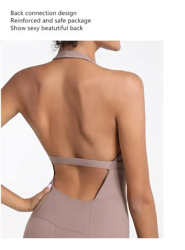 Backless Workout Athletic Suit | Fashionsarah.com