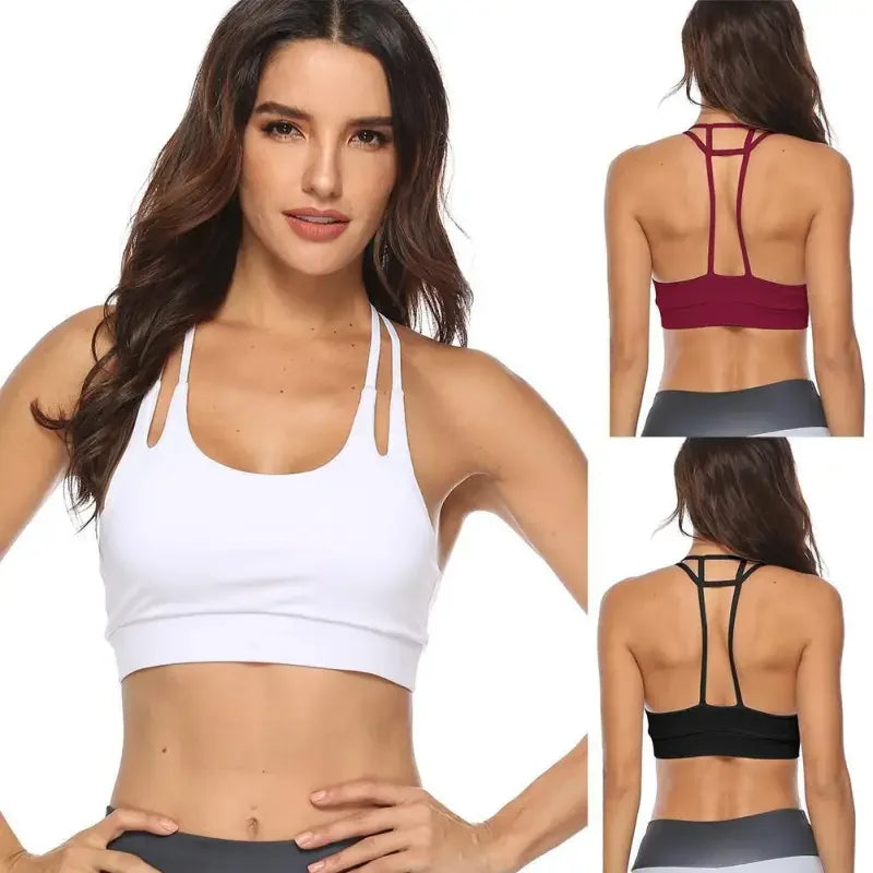 Women Cross Yoga Bra Top | Fashionsarah.com