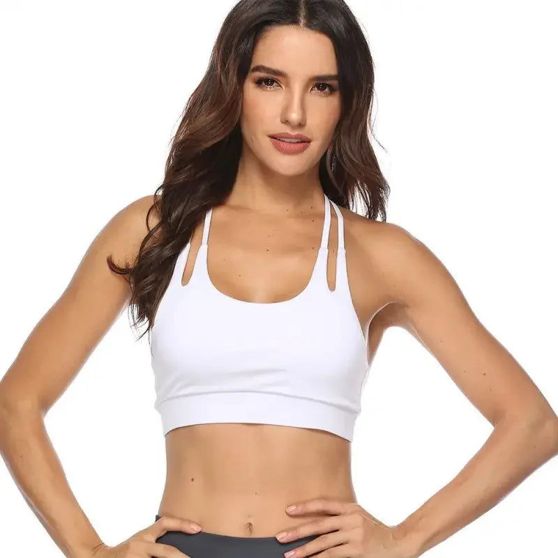 Women Cross Yoga Bra Top | Fashionsarah.com