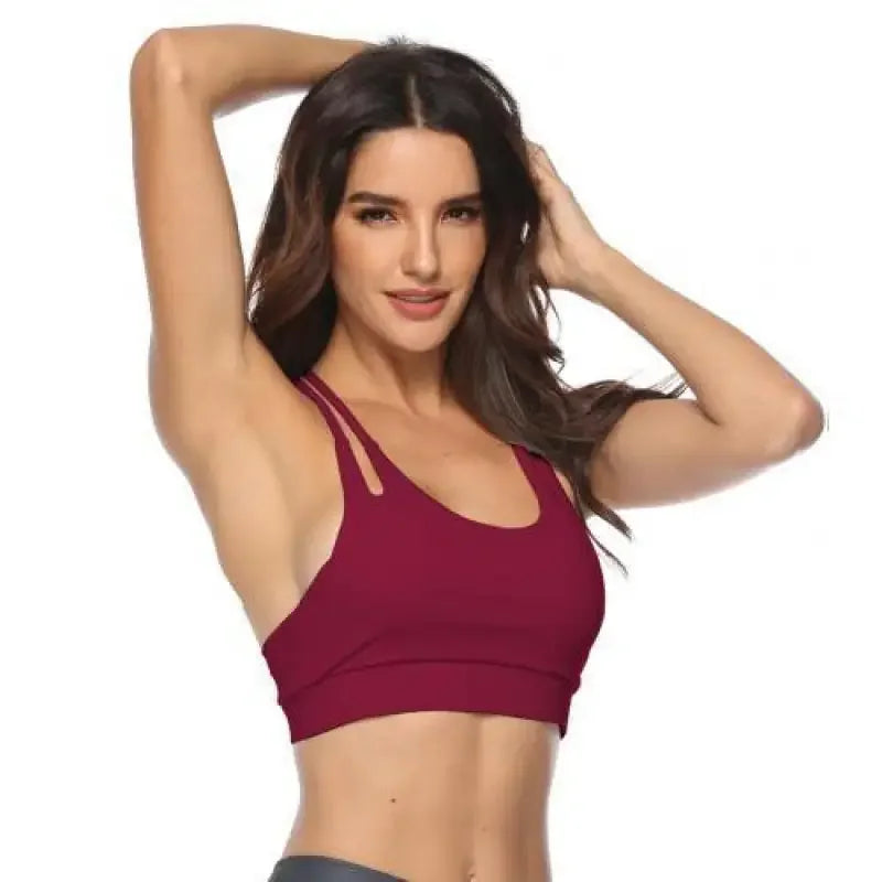 Women Cross Yoga Bra Top | Fashionsarah.com