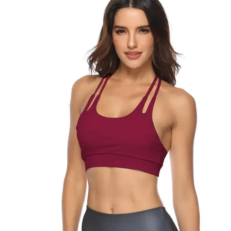Women Cross Yoga Bra Top | Fashionsarah.com