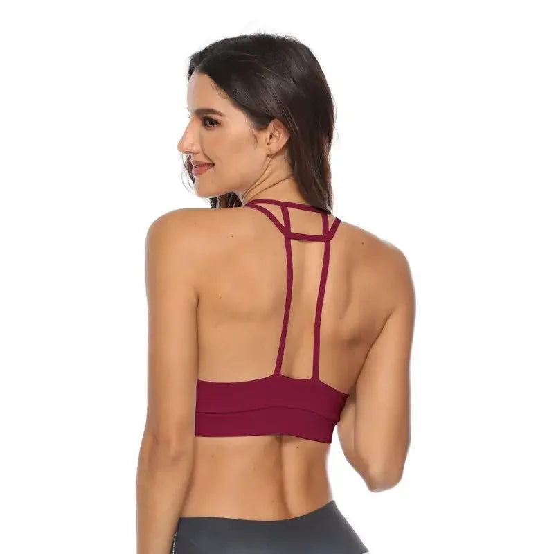 Women Cross Yoga Bra Top | Fashionsarah.com