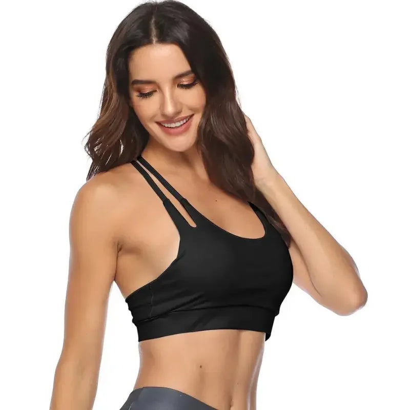 Women Cross Yoga Bra Top | Fashionsarah.com