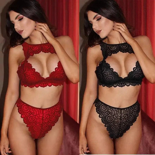 Embroidery Bralette & Underwear Set | Fashionsarah.com