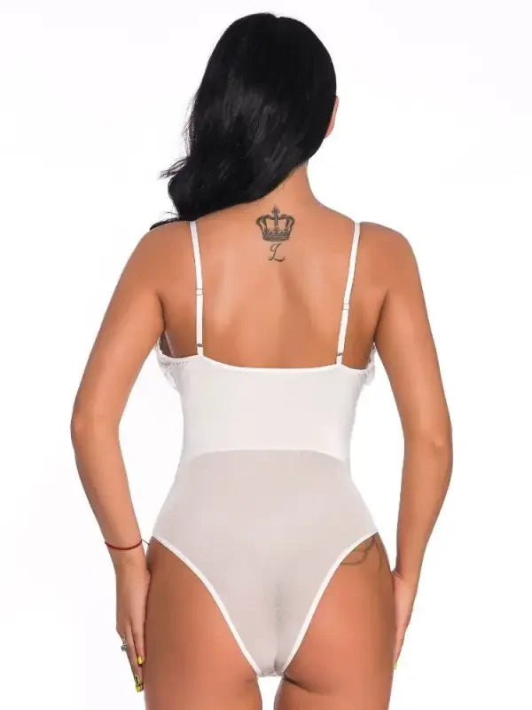 Halter Lace Bodysuit | Fashionsarah.com