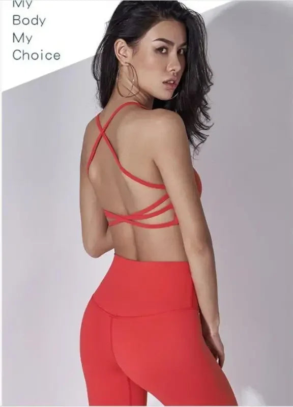 Cross back Sports Bra | Fashionsarah.com