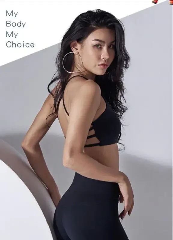 Cross back Sports Bra | Fashionsarah.com