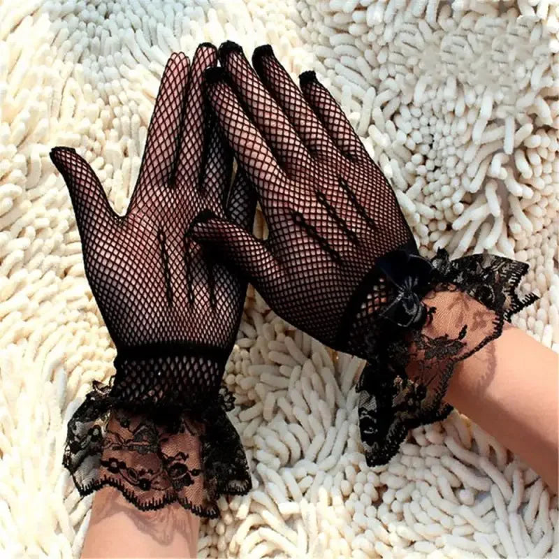 Mesh Lace Gloves | Fashionsarah.com