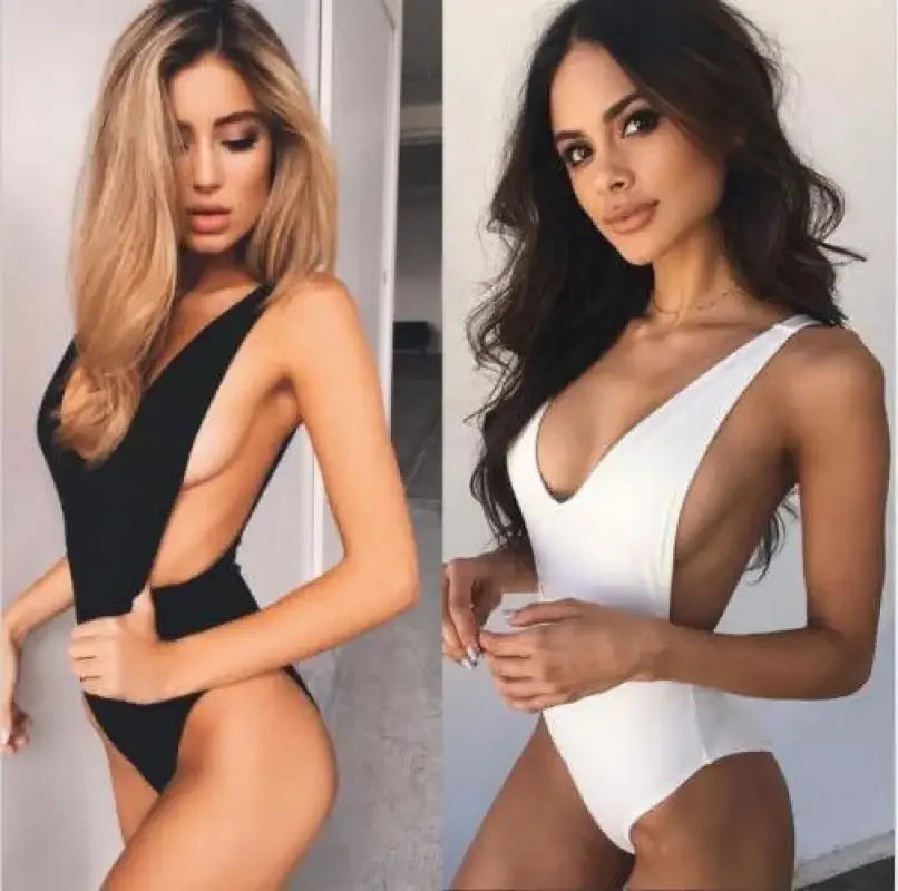Deep V Monokinis | Fashionsarah.com