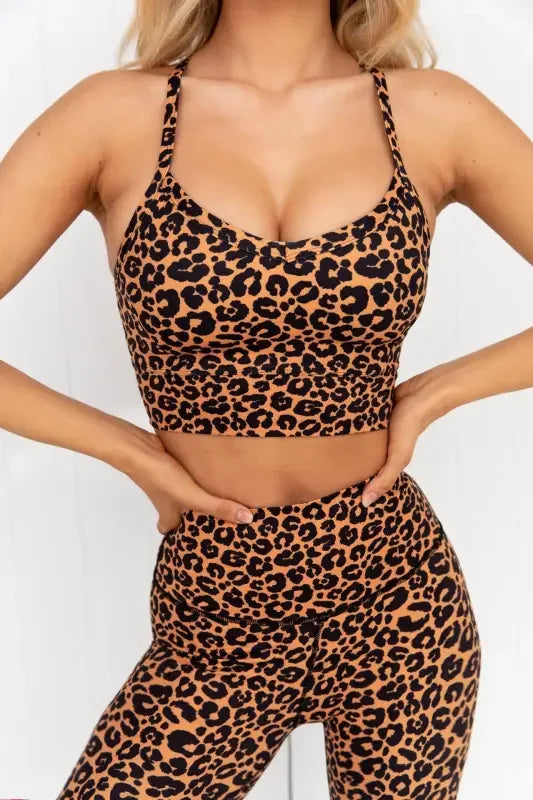 Leopard Sport Legging Set | Fashionsarah.com