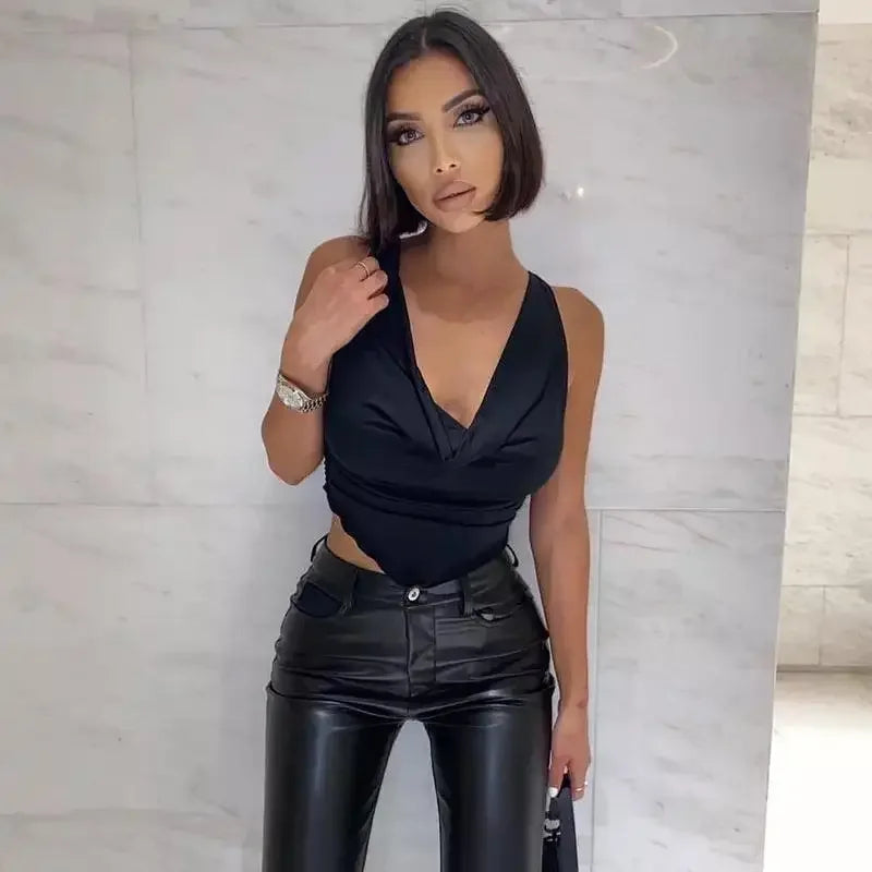 Women Ruffles Ruched Tops | Fashionsarah.com