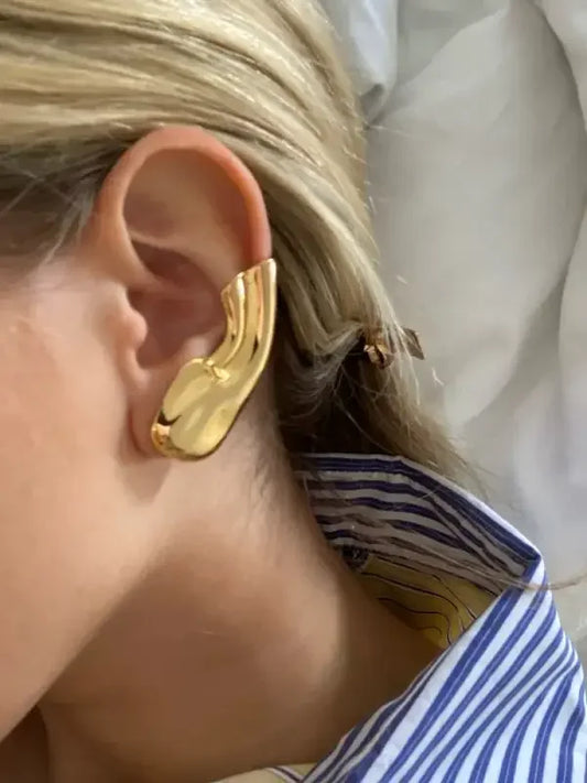 18K Gold Plated Brass Jewelry Earlobe - Fashionsarah.com