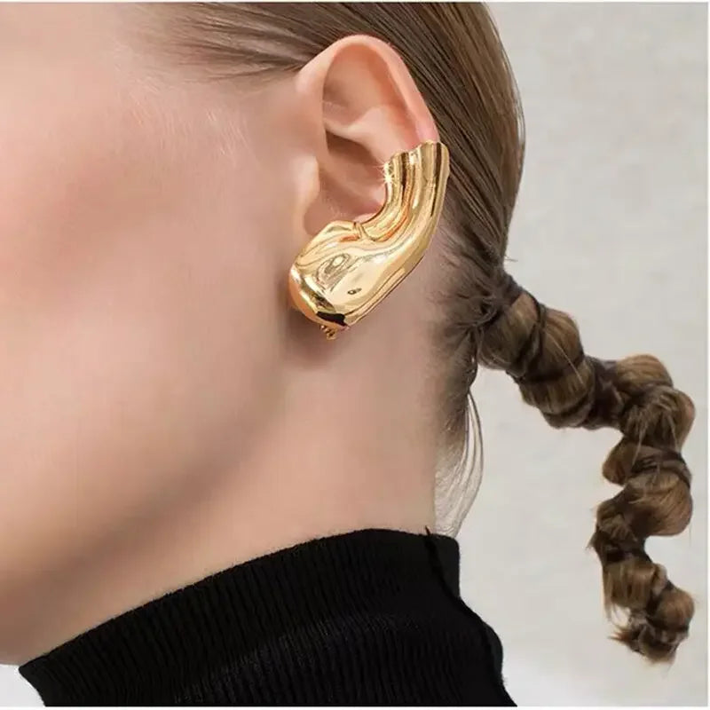 18K Gold Plated Brass Jewelry Earlobe - Fashionsarah.com