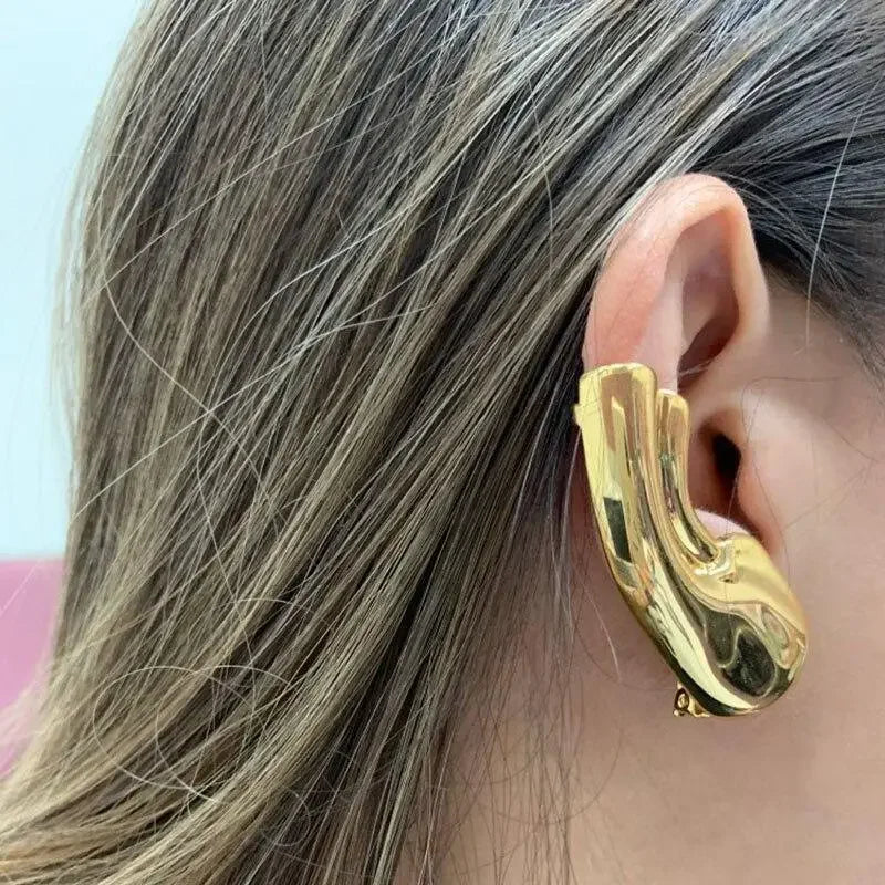 18K Gold Plated Brass Jewelry Earlobe - Fashionsarah.com
