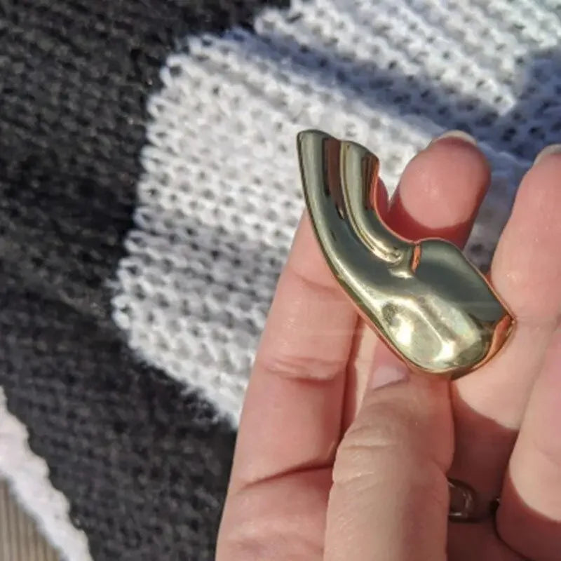 18K Gold Plated Brass Jewelry Earlobe - Fashionsarah.com