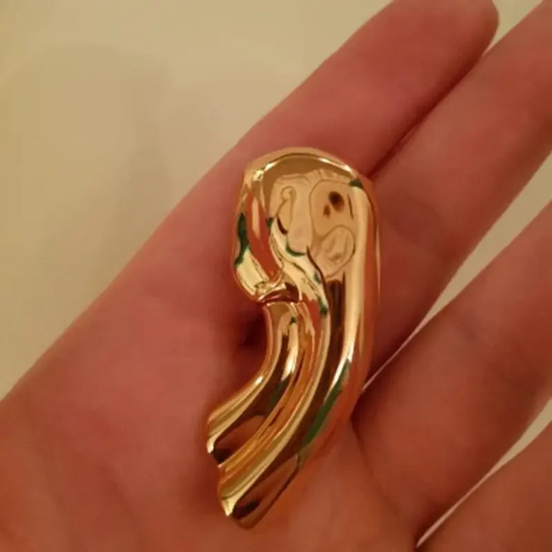 18K Gold Plated Brass Jewelry Earlobe - Fashionsarah.com