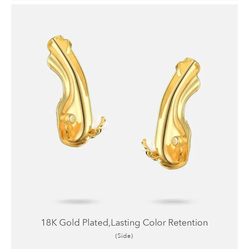 18K Gold Plated Brass Jewelry Earlobe - Fashionsarah.com