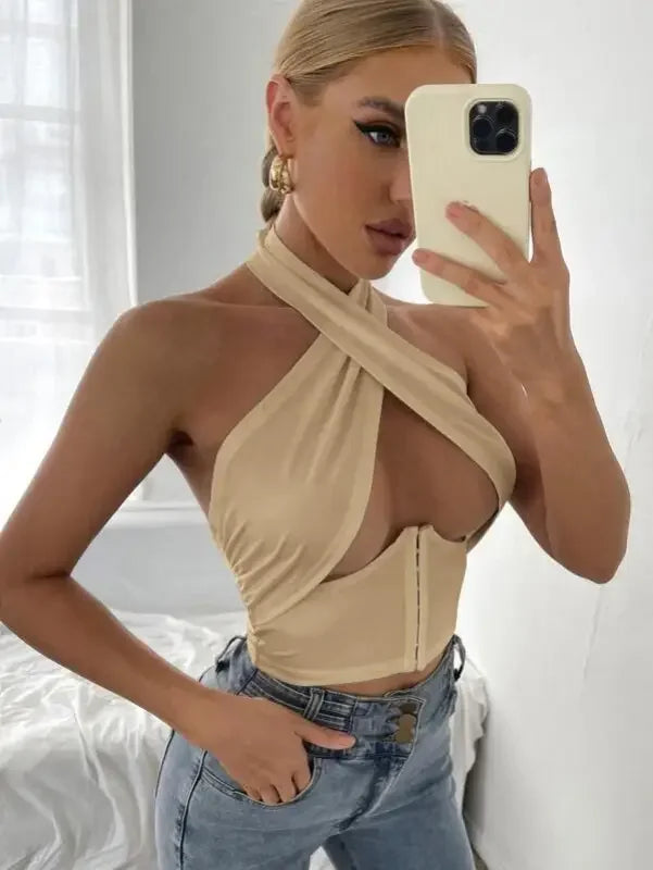 Women Halter Tops | Fashionsarah.com