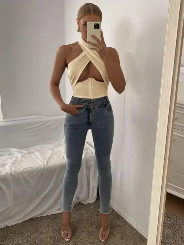 Women Halter Tops | Fashionsarah.com