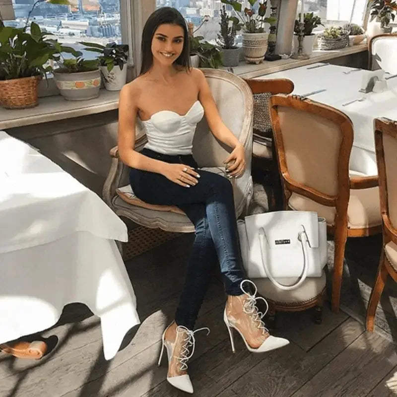 Transparent Summer Boots | Fashionsarah.com