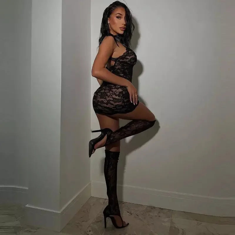 Over The Knee Lace Boots | Fashionsarah.com