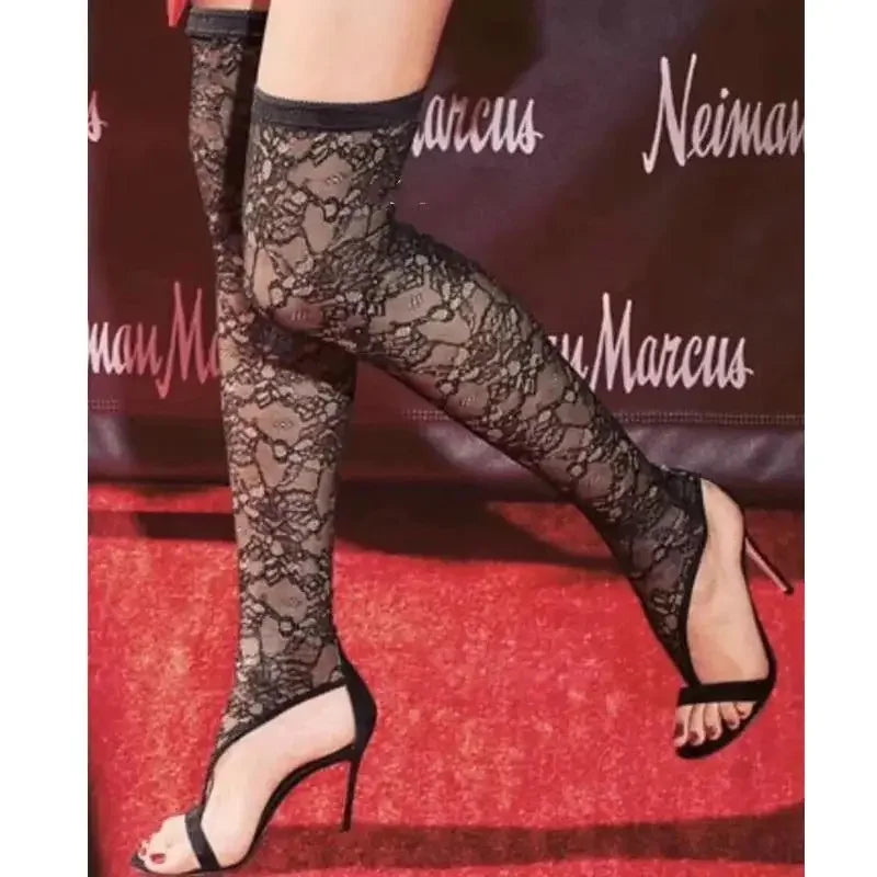 Over The Knee Lace Boots | Fashionsarah.com