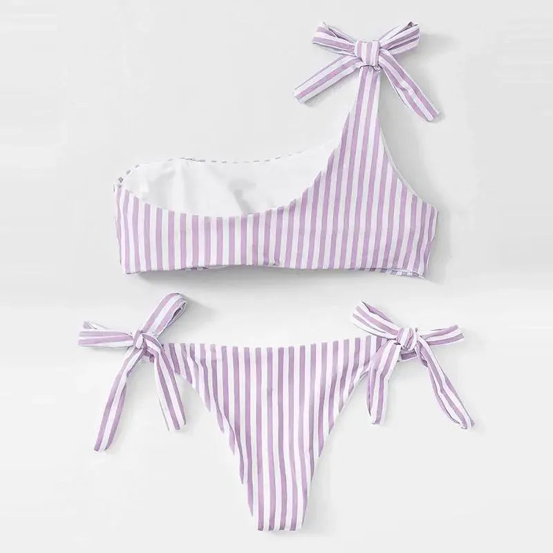 Striped Push Up Bikini | Fashionsarah.com