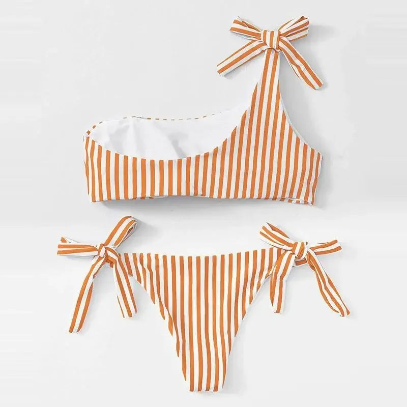 Striped Push Up Bikini | Fashionsarah.com