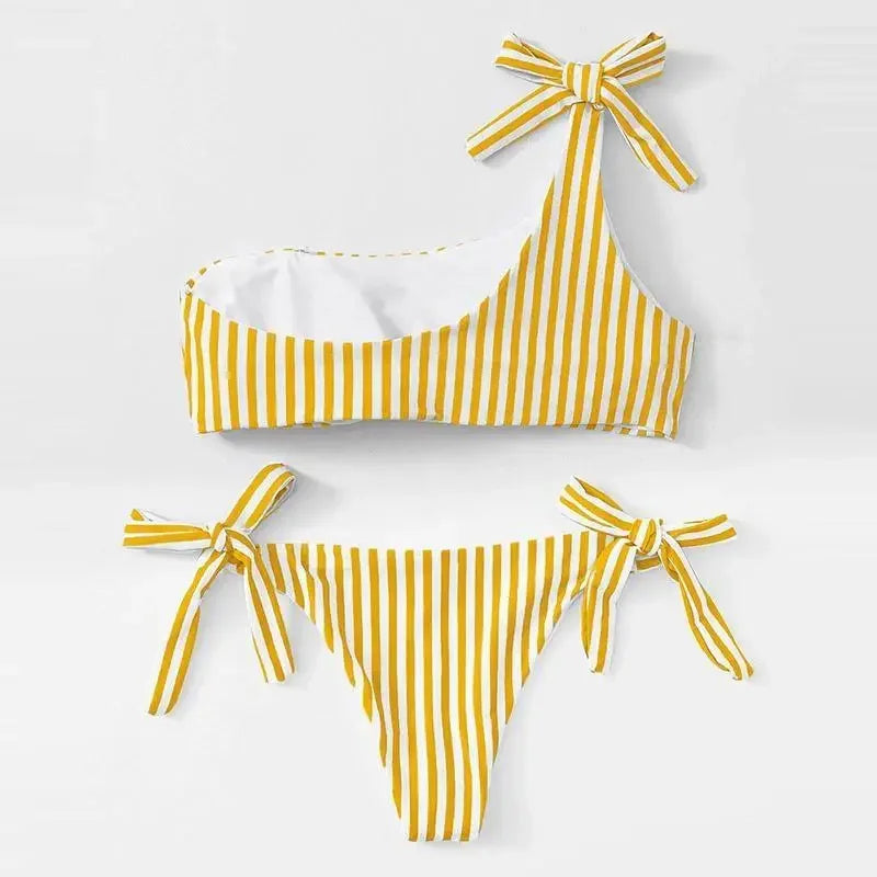 Striped Push Up Bikini | Fashionsarah.com