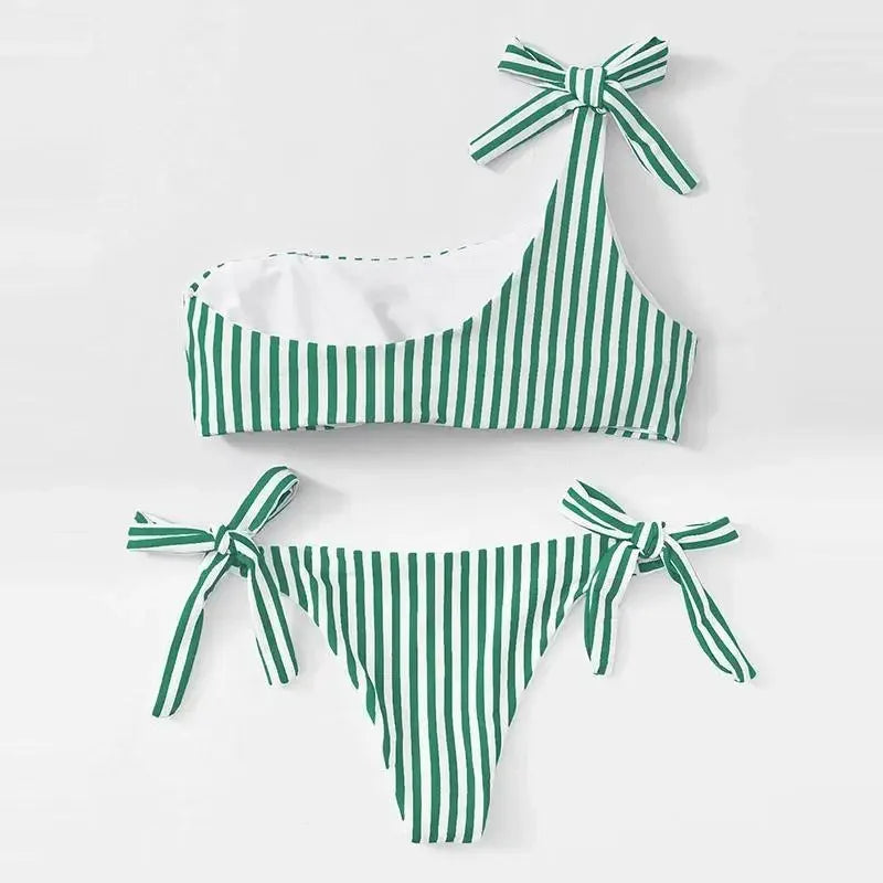 Striped Push Up Bikini | Fashionsarah.com