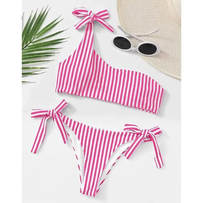 Striped Push Up Bikini | Fashionsarah.com