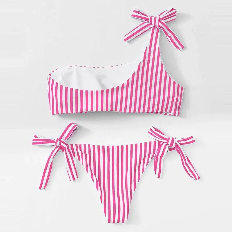 Striped Push Up Bikini | Fashionsarah.com