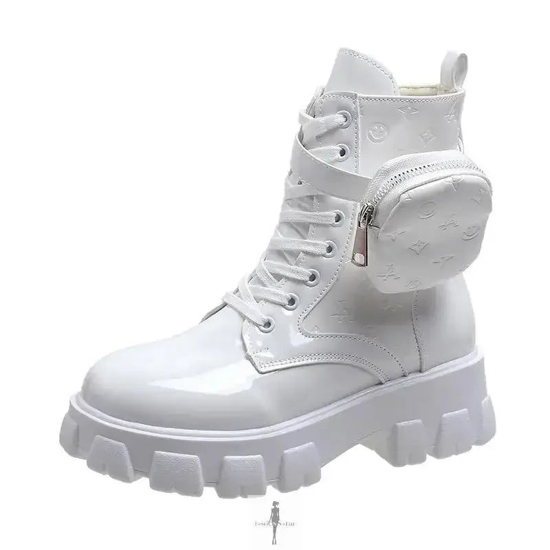 Fashionsarah.com Fashionsarah.com White Mid heeled Boots