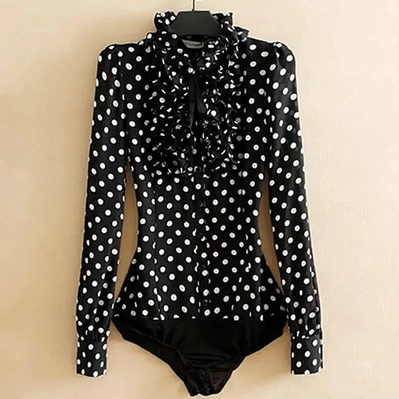 Polka Dot Bodysuit | Fashionsarah.com