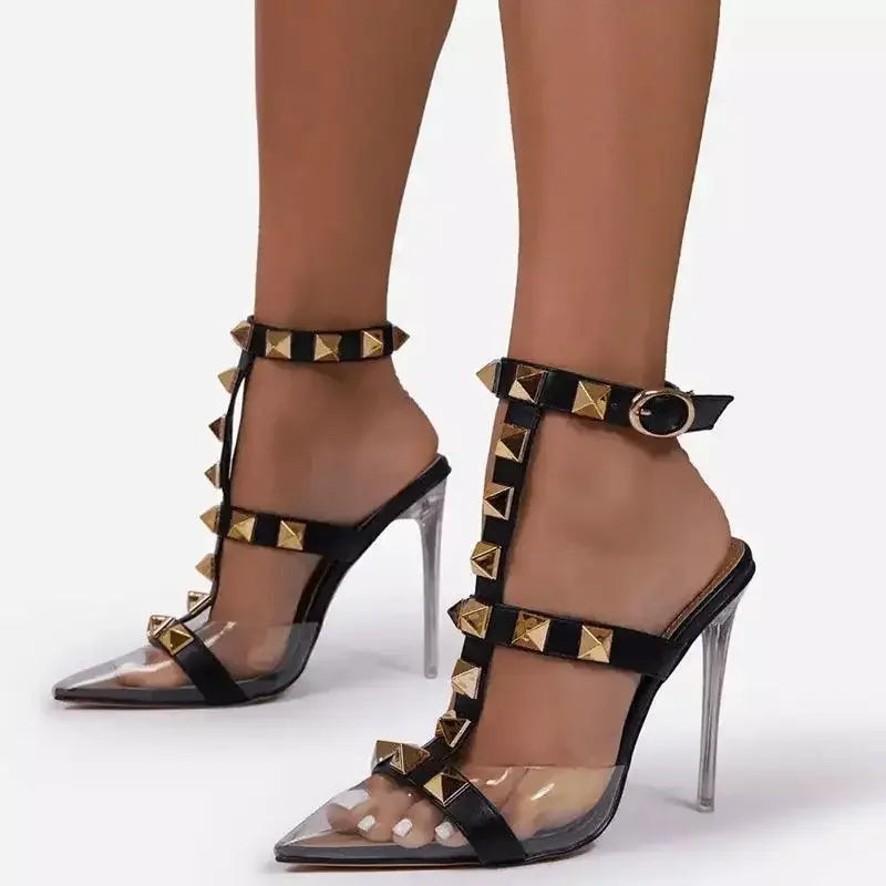 Rivet Design High-heeled | Fashionsarah.com