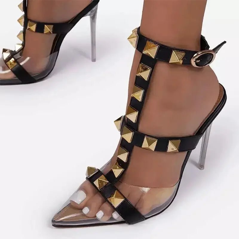Rivet Design High-heeled | Fashionsarah.com